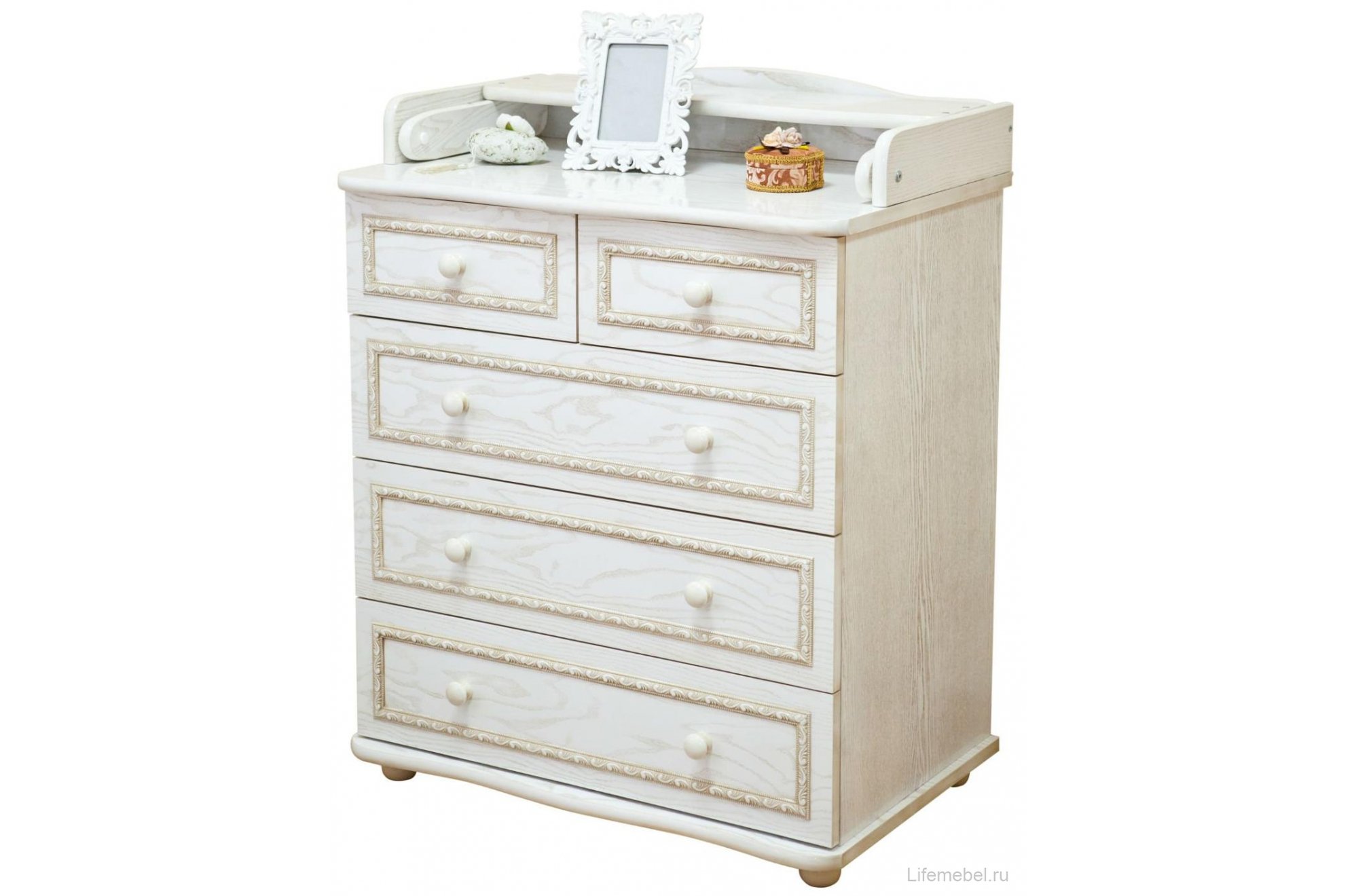 Комод С 585 античный белый
