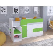 белый / салатовый