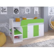 белый / салатовый