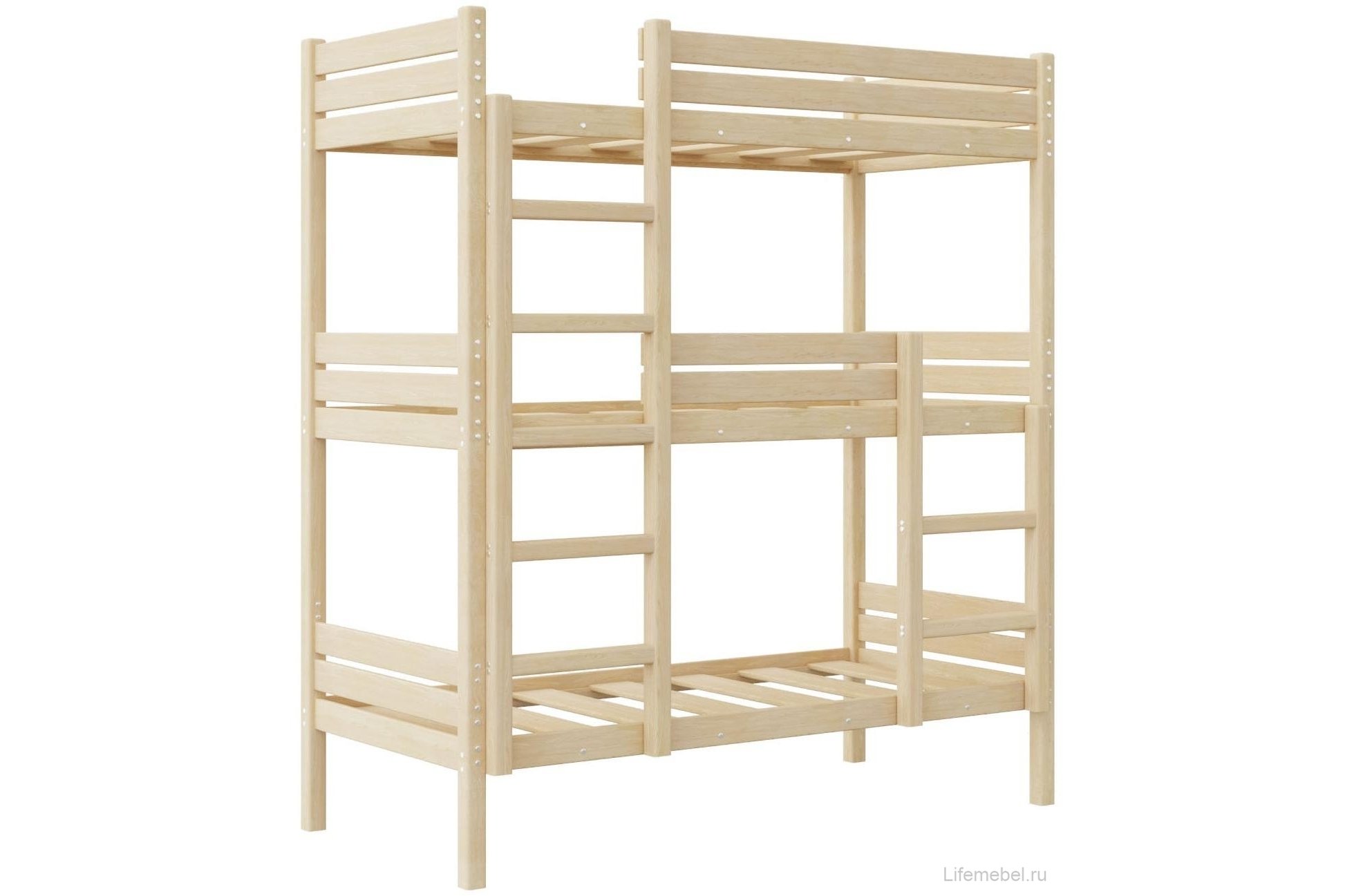 Трехъярусная кровать Офелия 80х200