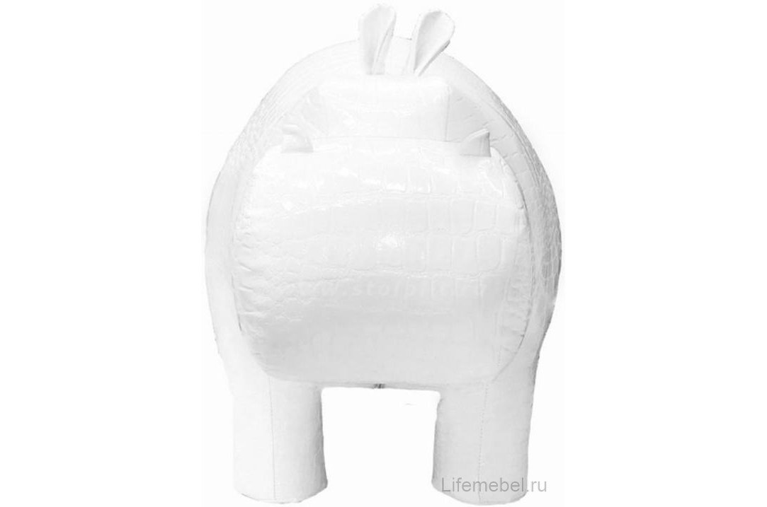 Пуф Leset Бегемот белый