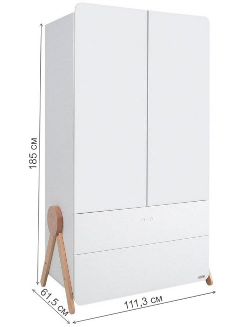 Шкаф Micuna Swing А-1835 white / water wood Шкаф Micuna Swing А-1835 white / water wood
