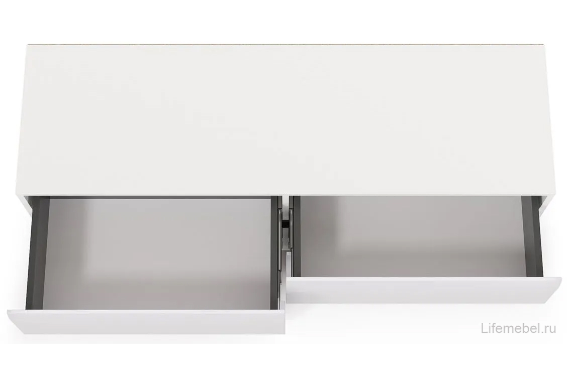 Модульная гостиная Сейдиль белый премиум / черный / белый глянец комплектация 2