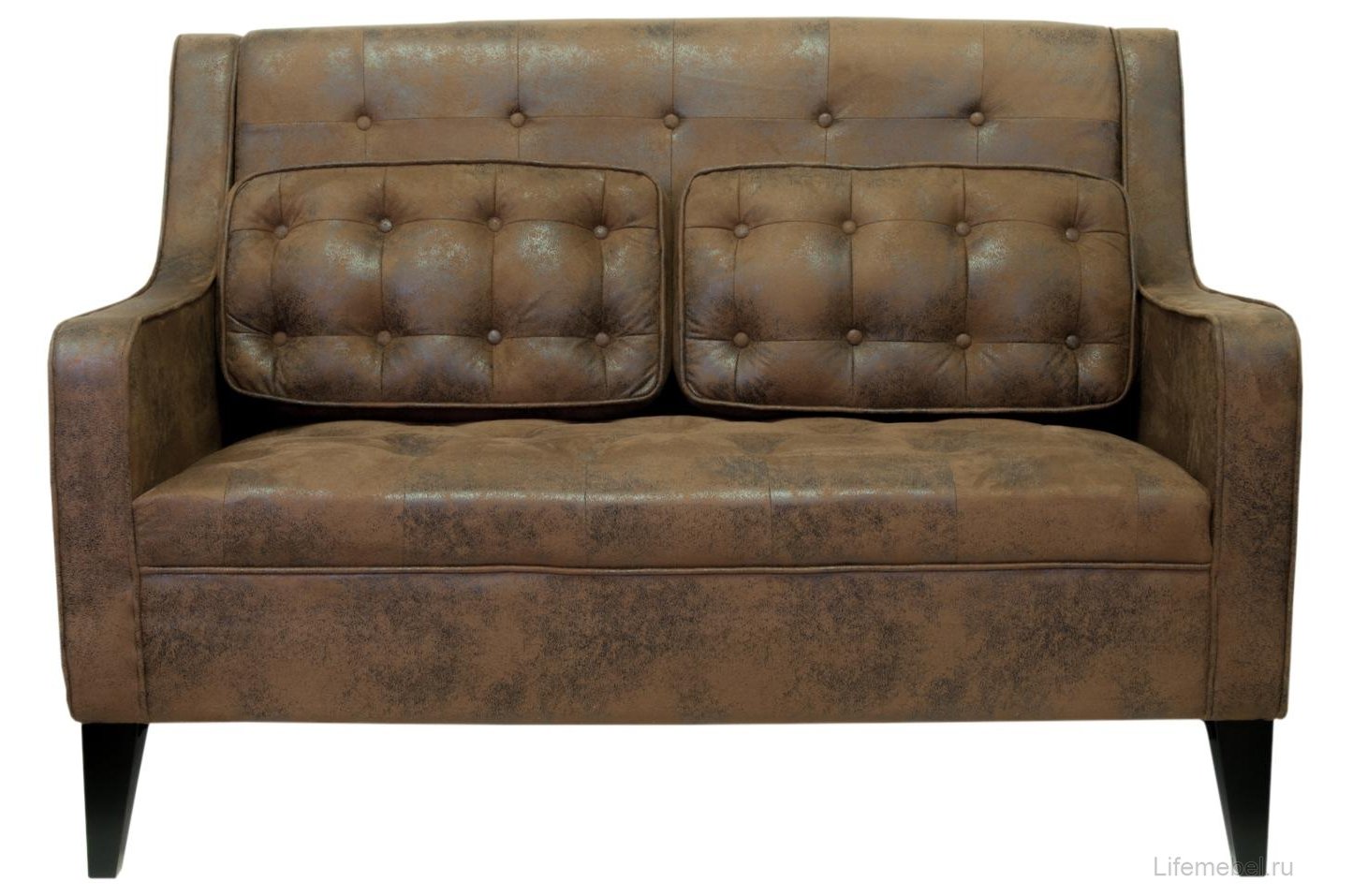 Диван Hublon двухместный коричневый