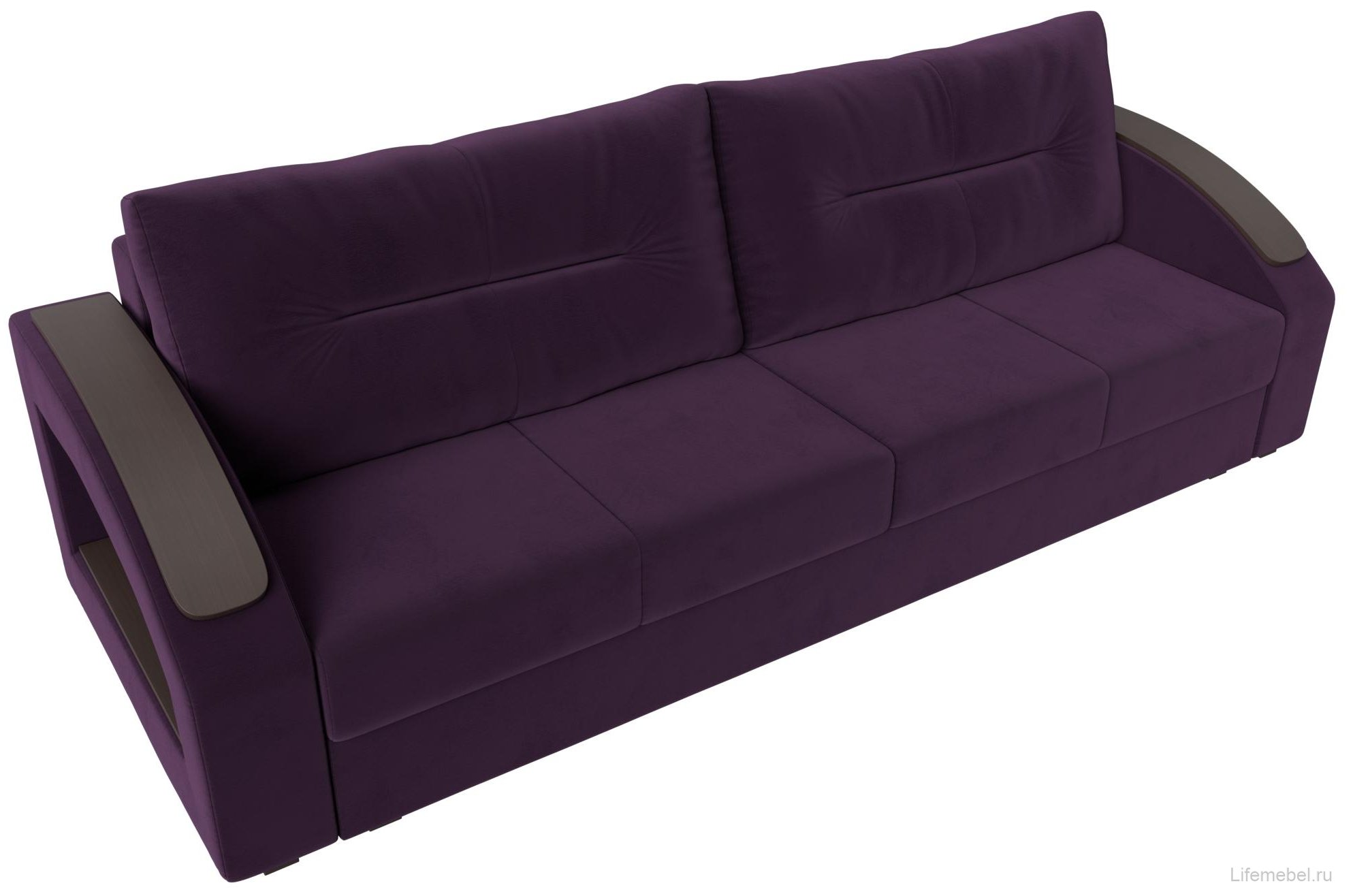 Диван Канзас фиолетовый велюр