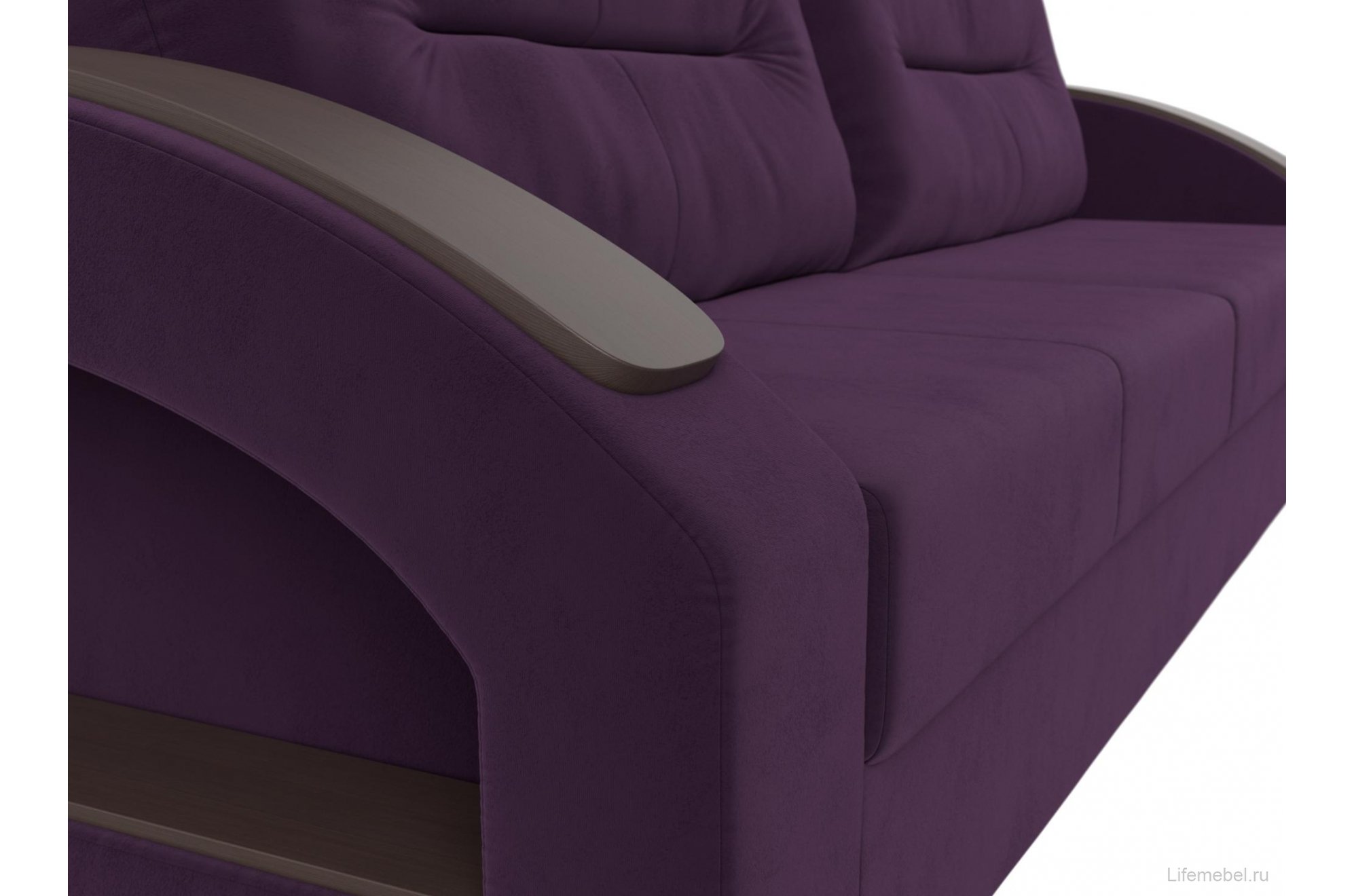 Диван Канзас фиолетовый велюр