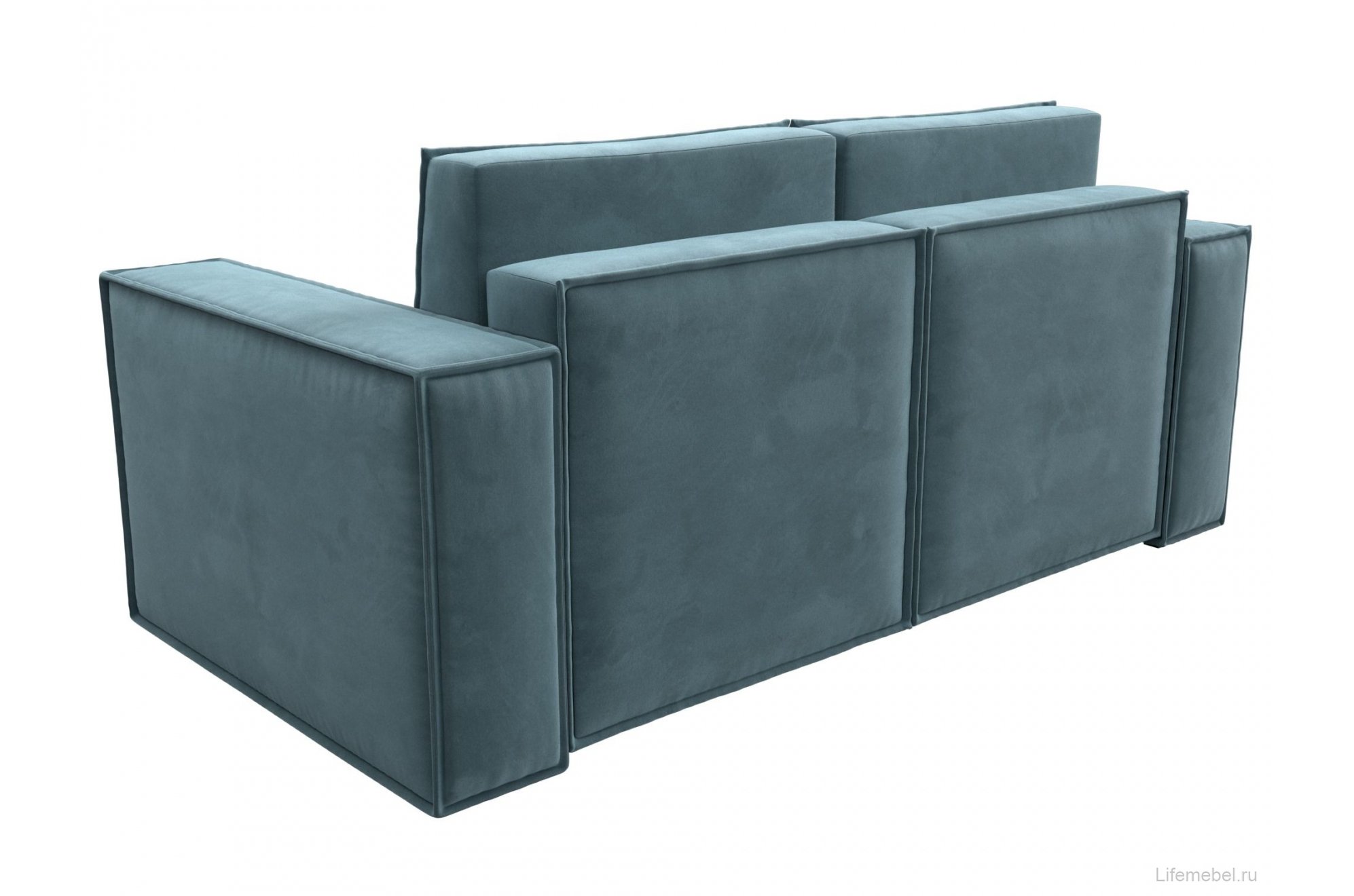 Диван Куба мини велюр бирюзовый