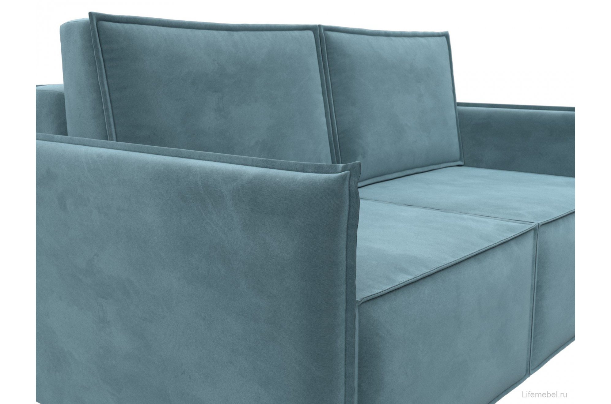 Диван Либерти велюр бирюзовый