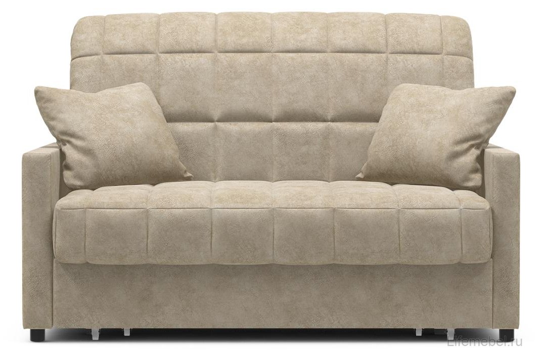 Диван Moon Family 134 велюр коричнево-бежевый 48-17