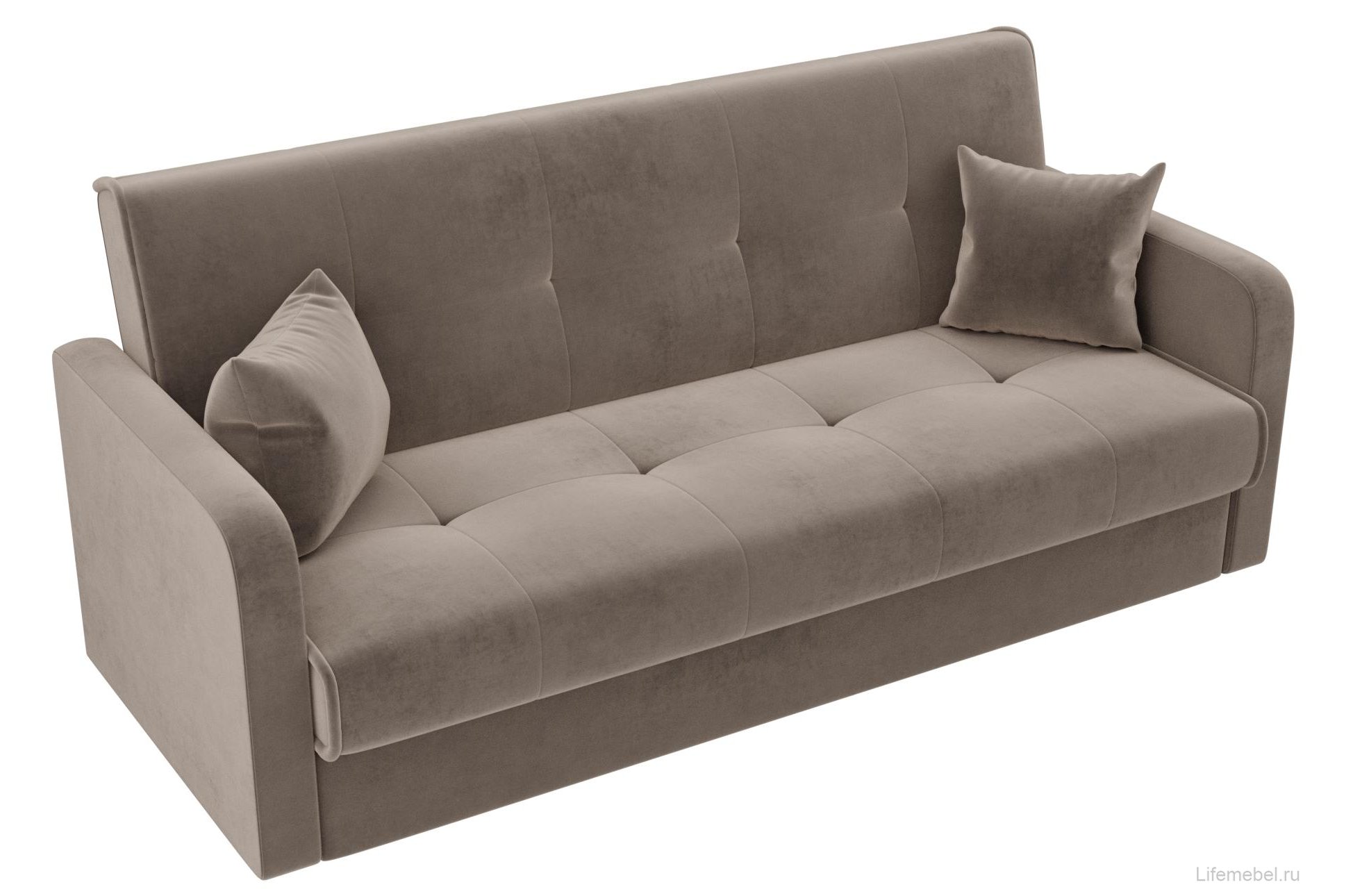 Диван Надежда велюр коричневый