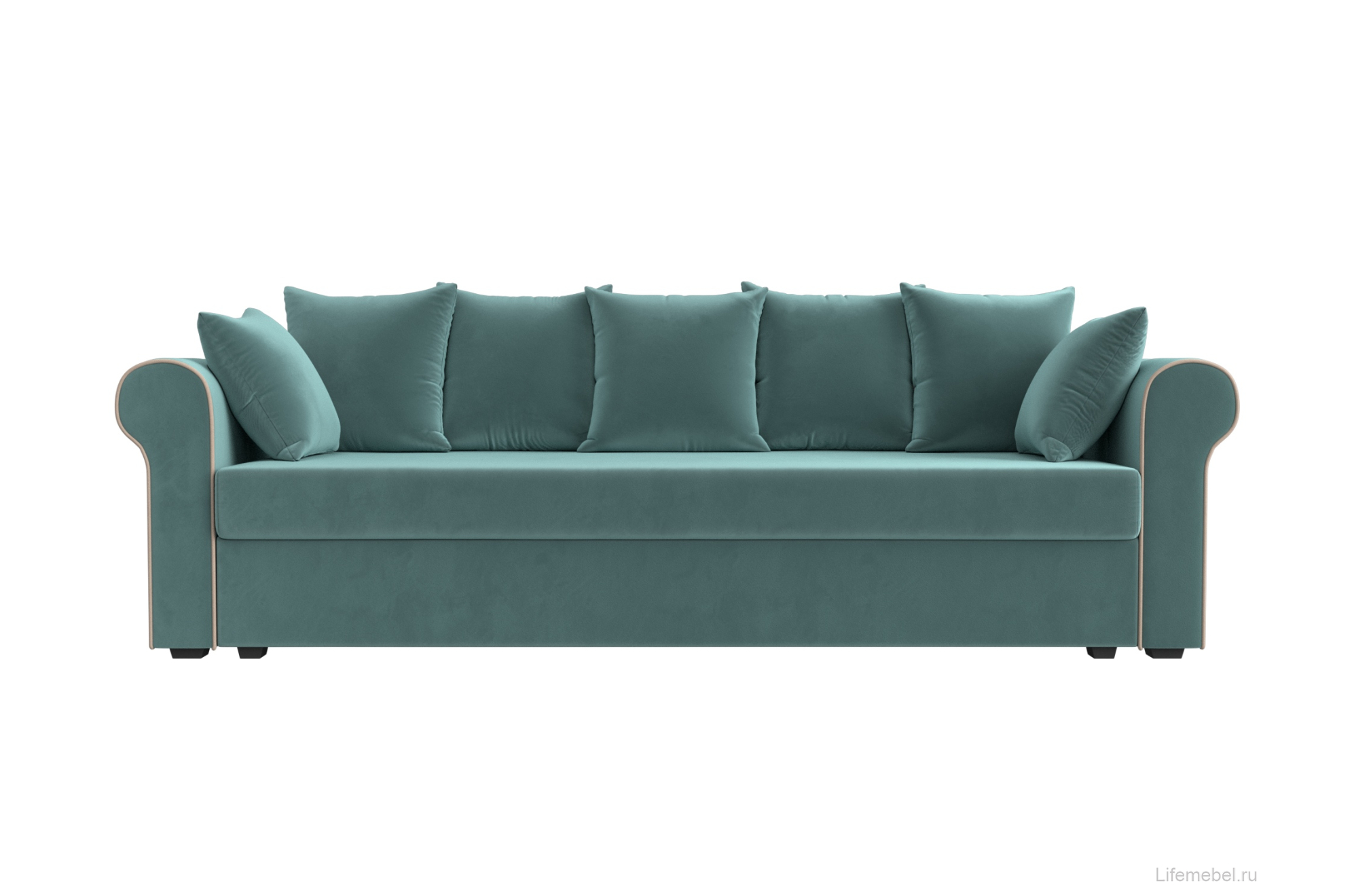 Диван Рейн бирюзовый велюр