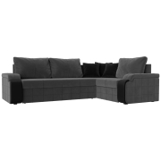 серый / черный / черный велюр / экокожа