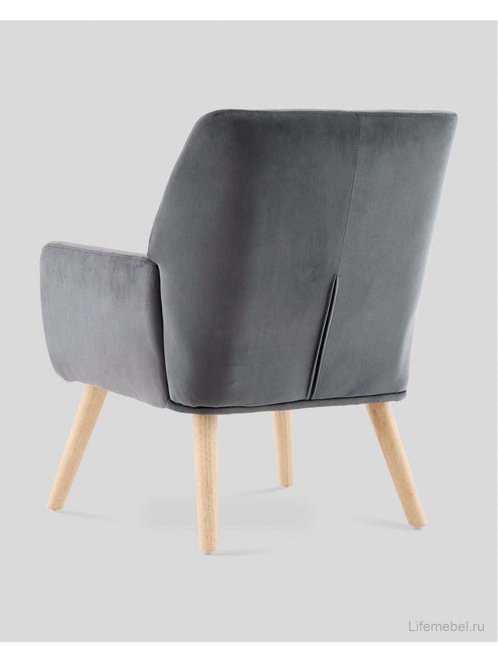 Кресло Райт серый
