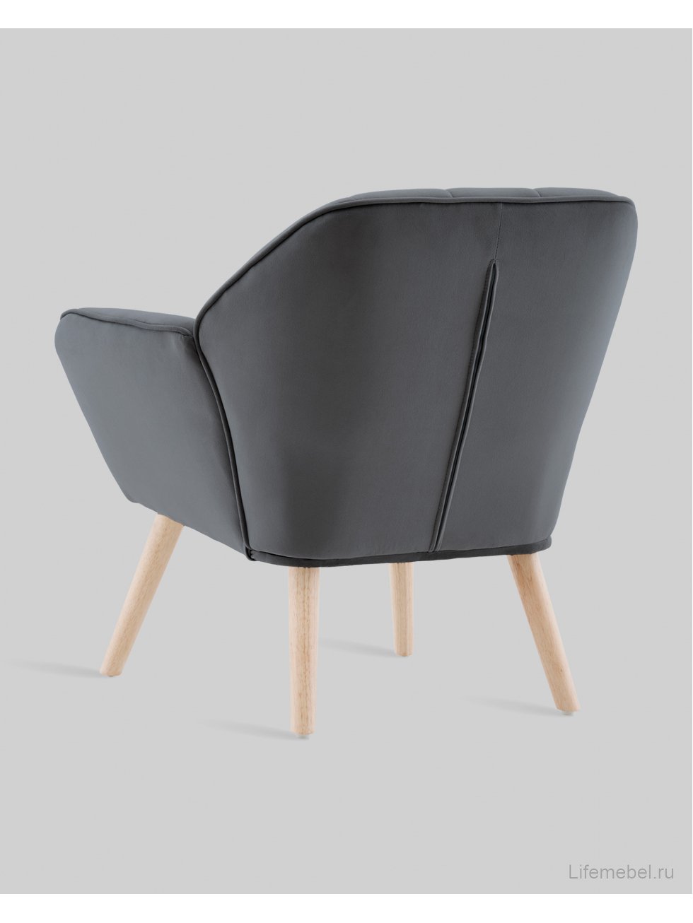 Кресло Руди серый