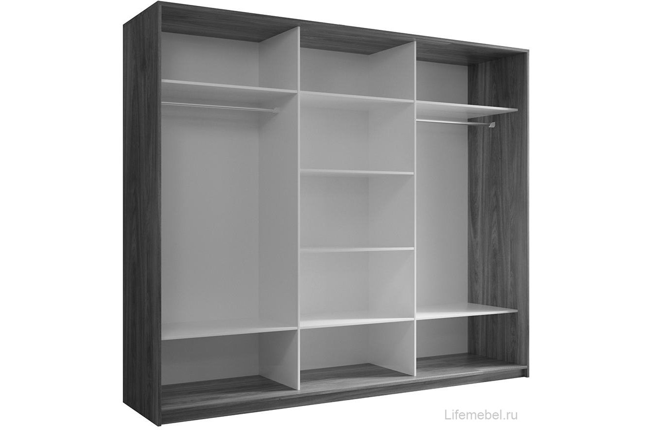 Шкаф-купе Кааппи 12 240х60 белый бриллиант