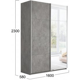 Шкаф-купе Траст СШК 2.160.80-11.13