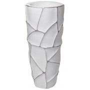 белый с серебром