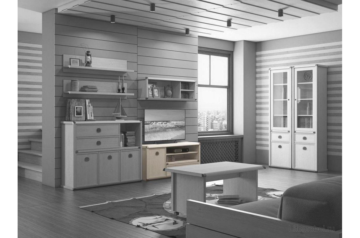 ТВ-тумба Magellan RTV 1D1S2N сосна винтаж