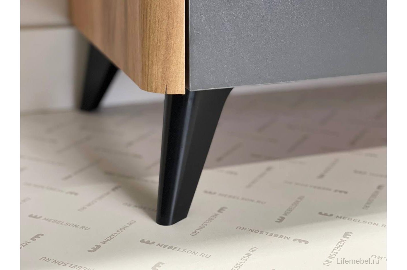 Комод Адам дуб крафт золотой/графит