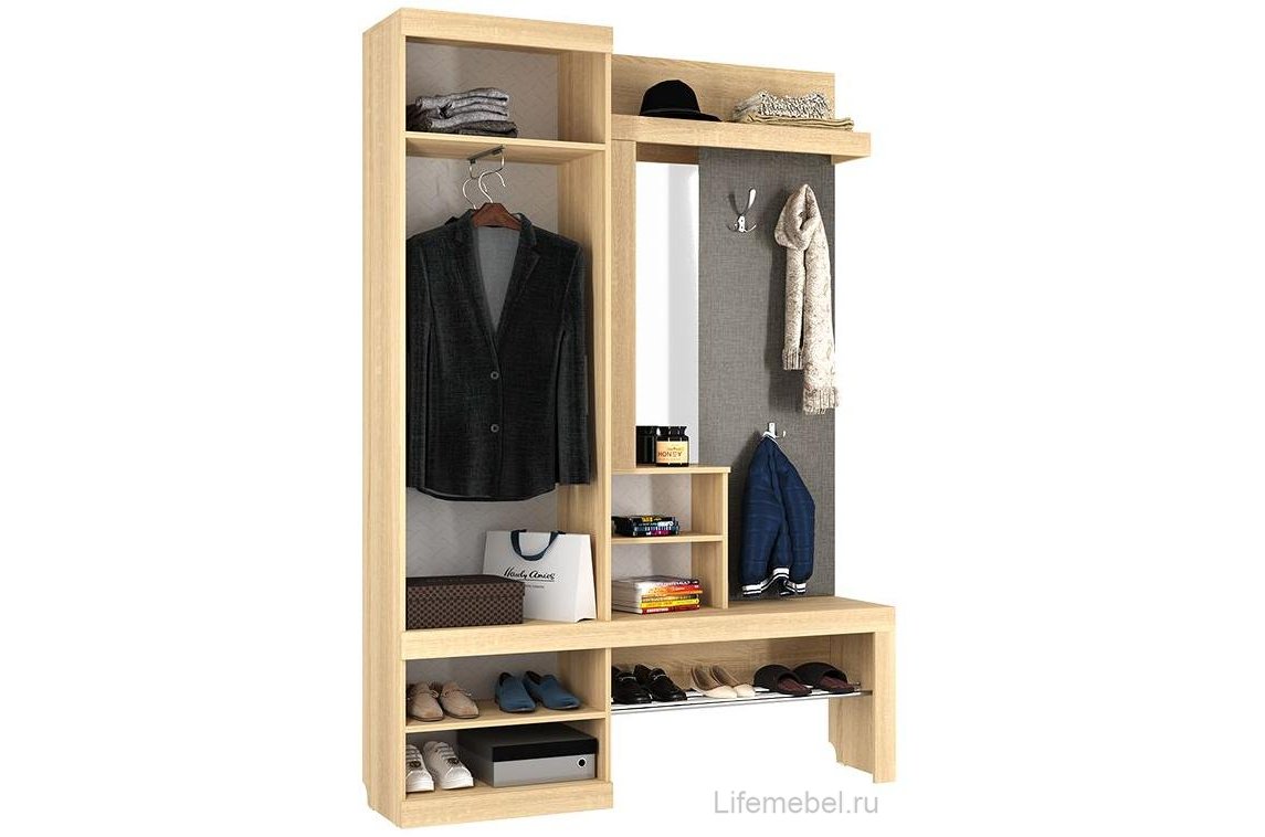 Готовая прихожая Алекс дуб сонома / скала
