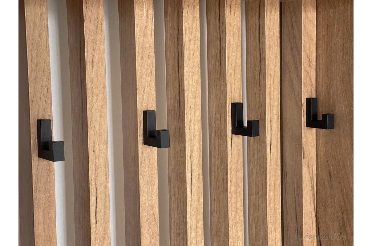 Модульная прихожая Бери К1 дуб крафт золотой / графит комплектация 1