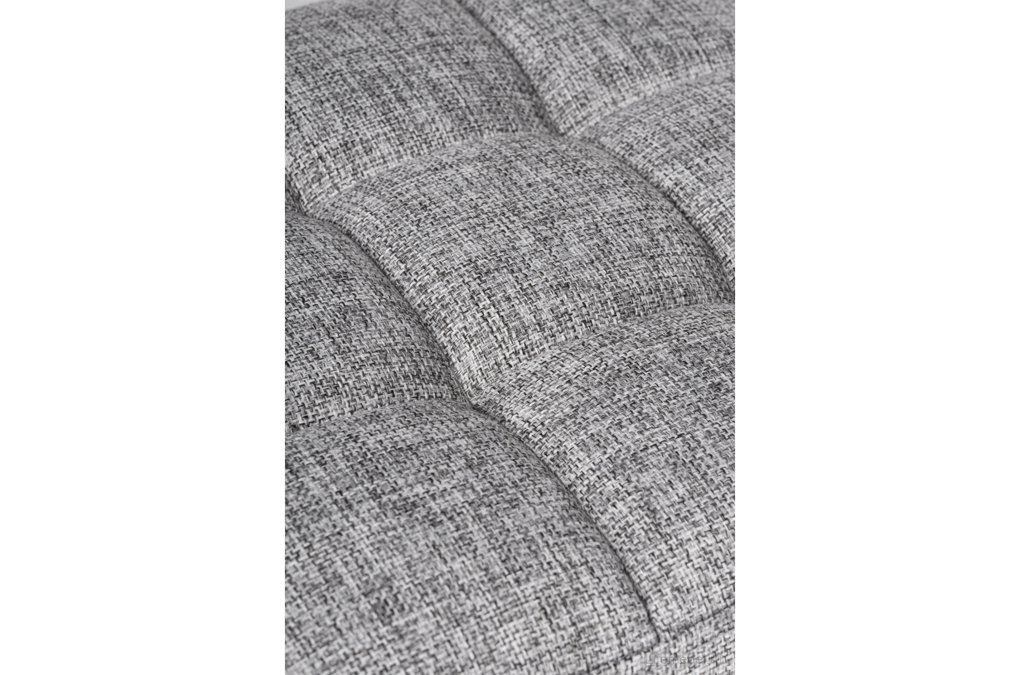 Табурет Байя рогожка графит / черный матовый