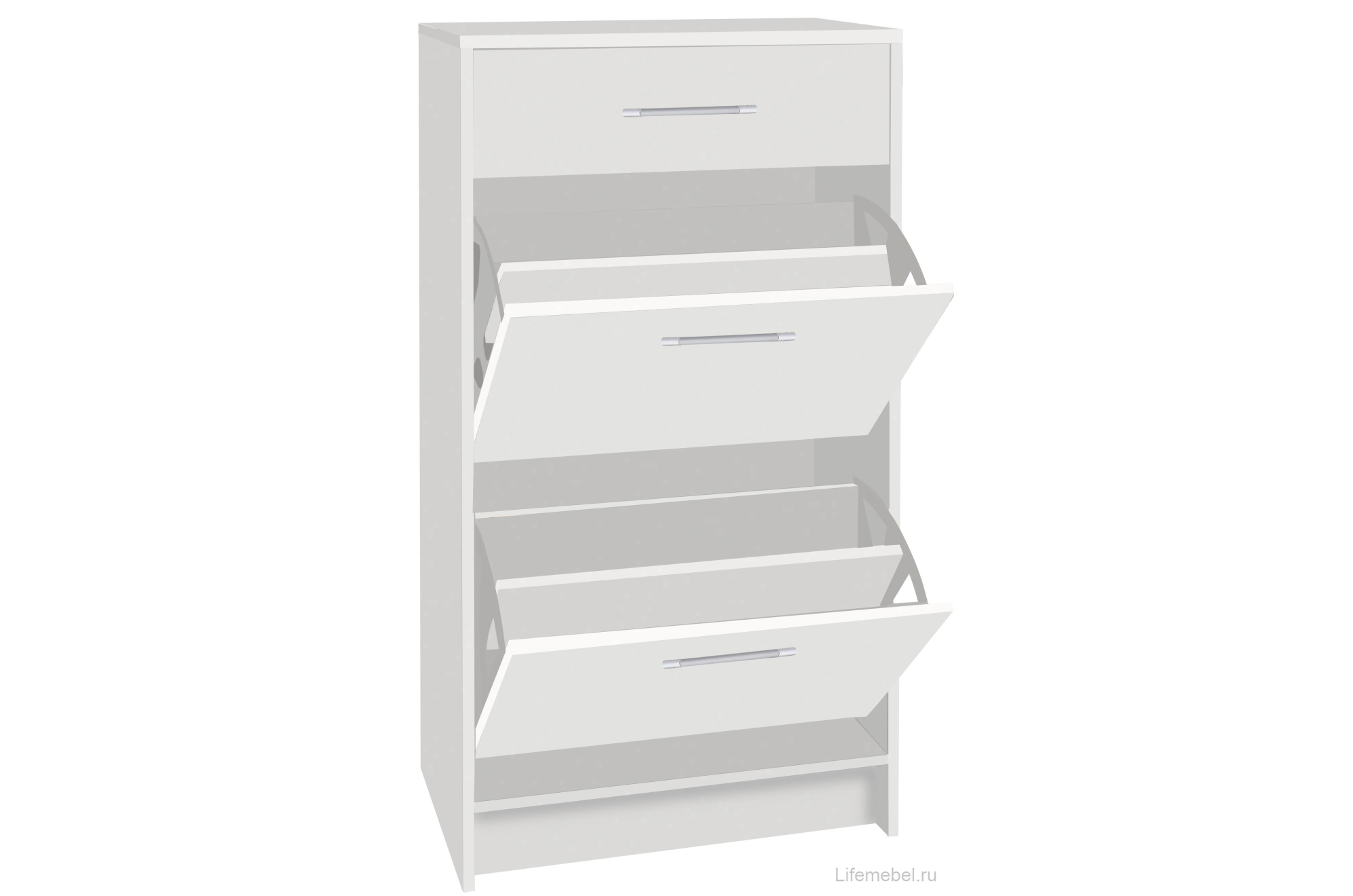 Обувница ПРО белая