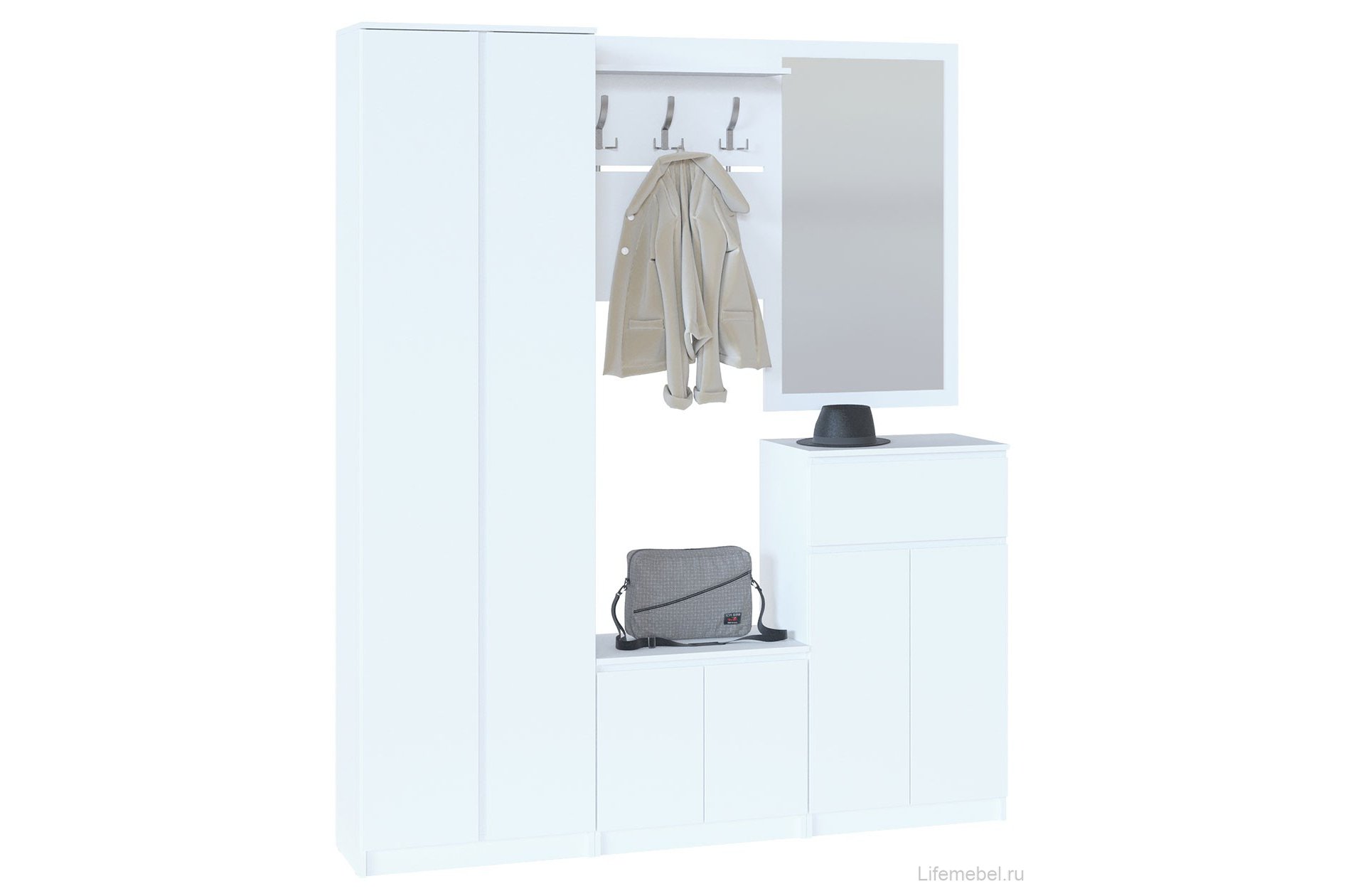 Обувница ТП-12 белый