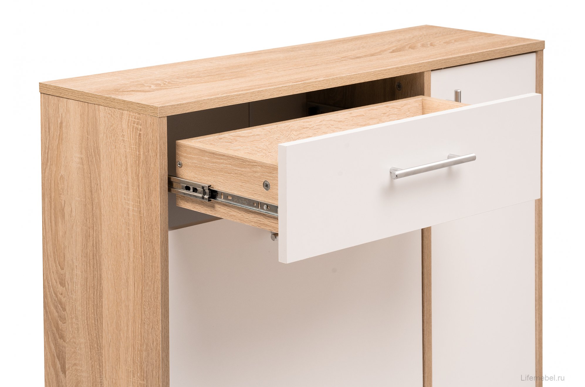 Обувница ТП-4 дуб сонома / белый