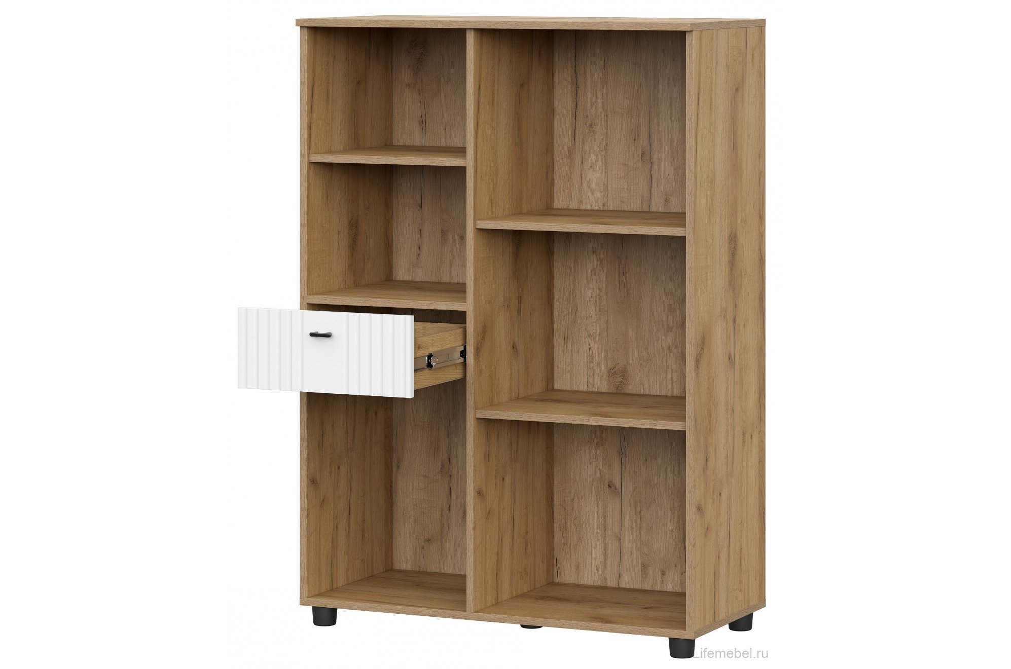 Комод Эдолина дуб золотой / белый матовый