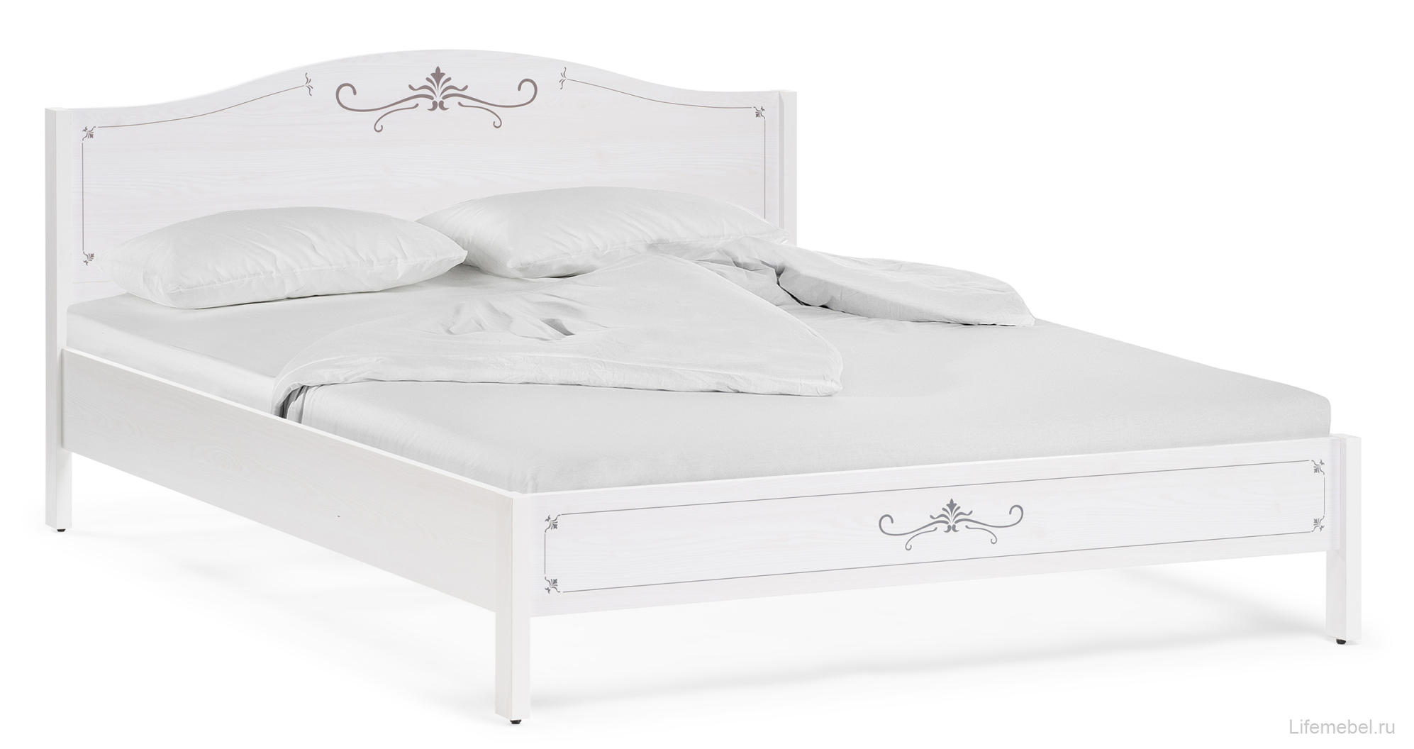 Двуспальная кровать Афродита 05 160х200 см лиственница сибио