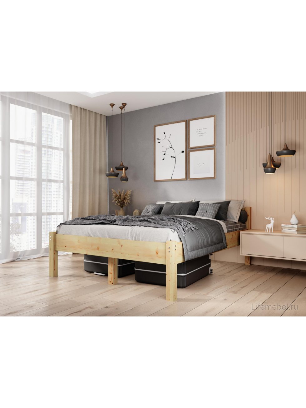 Двуспальная кровать Василиса 160х200