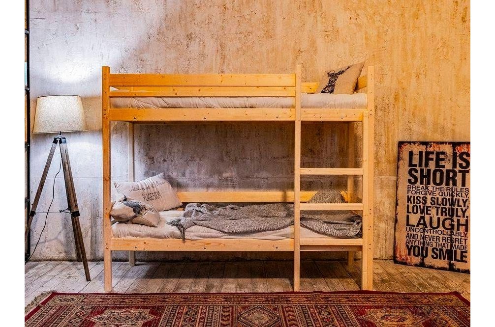 Двухъярусная кровать Микки 80х190 с матрасом