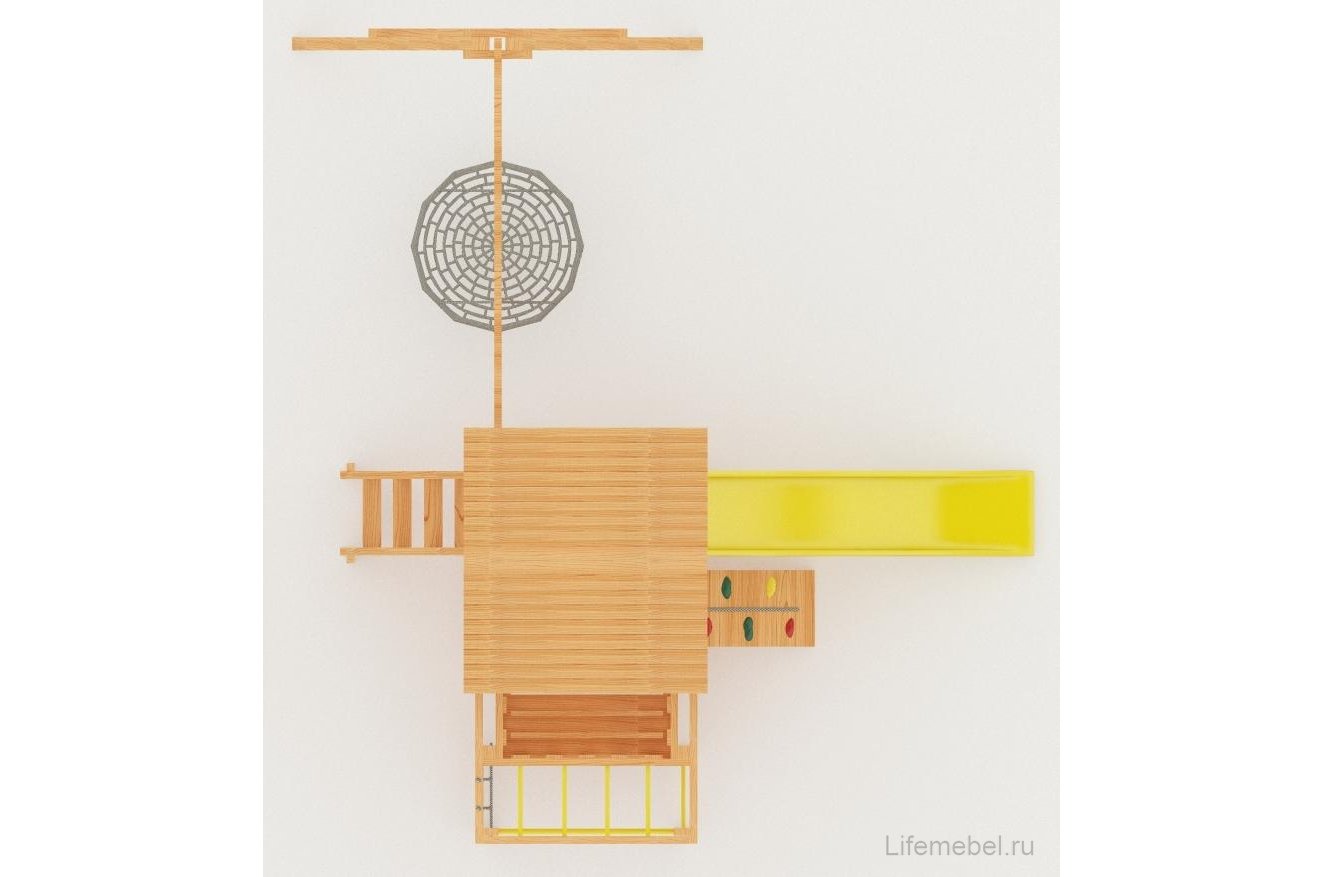 Детская площадка Савушка Мастер 3 с качелями