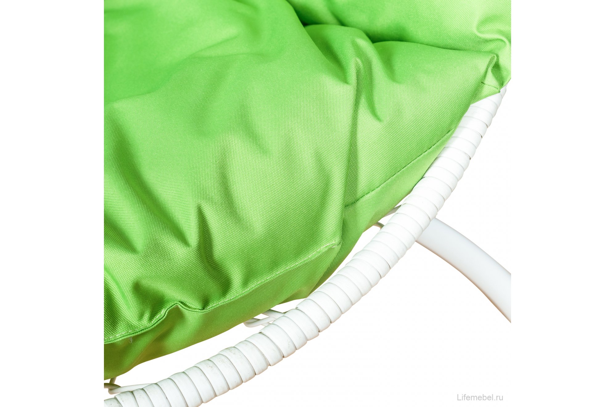 Подвесное кресло Leset Луна белое / зеленое яблоко