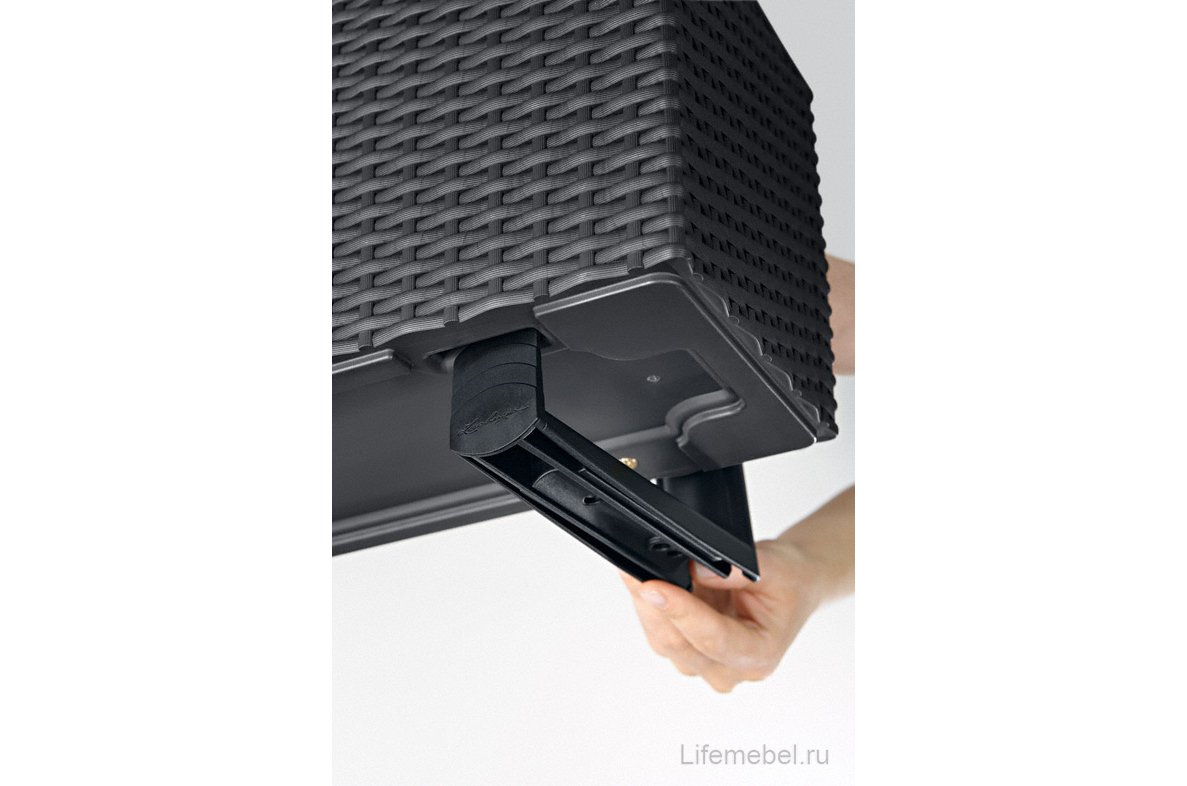 Кашпо Lechuza 15602 BALCONERA Cottage 50 Гранит
