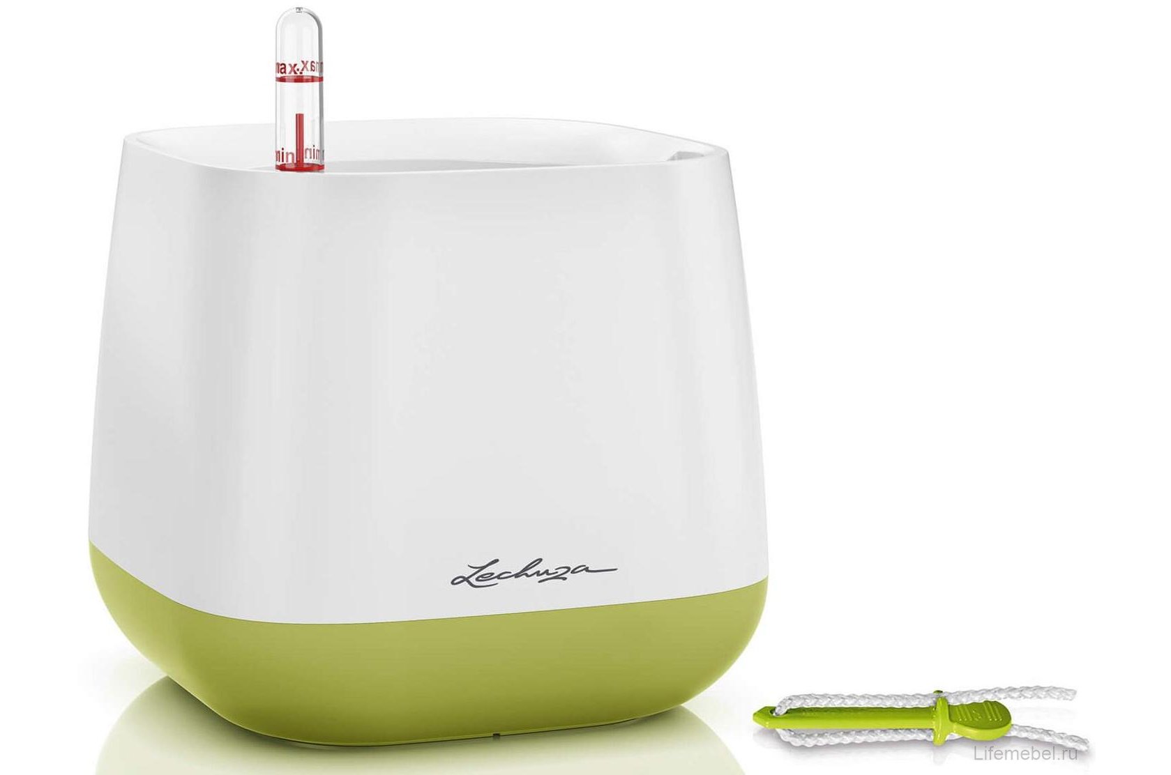 Кашпо Кашпо Юла белое / серое