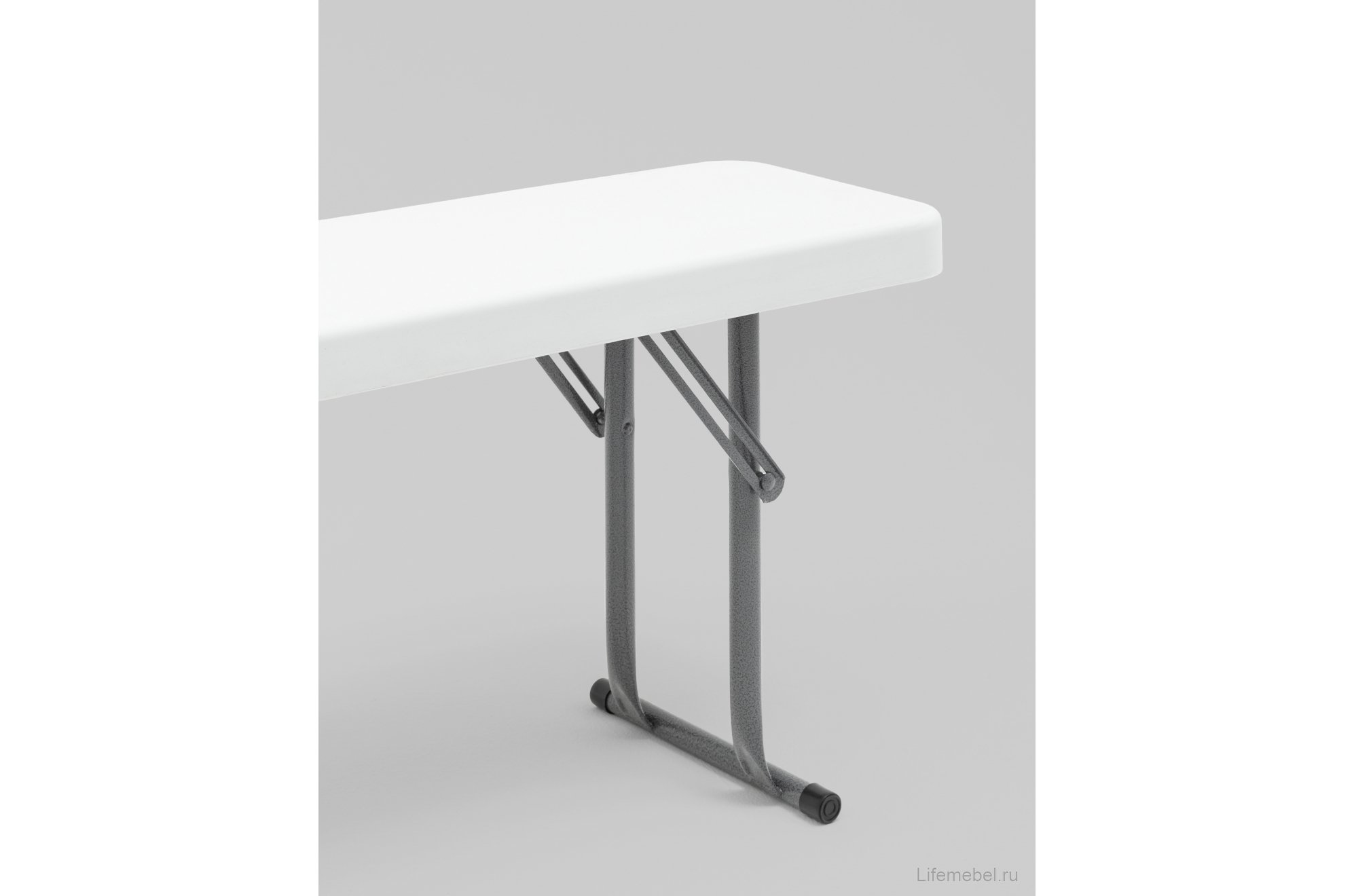 Скамейка Кейт складная 152x25x42 белая