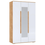 белый глянец / дуб крафт золотой