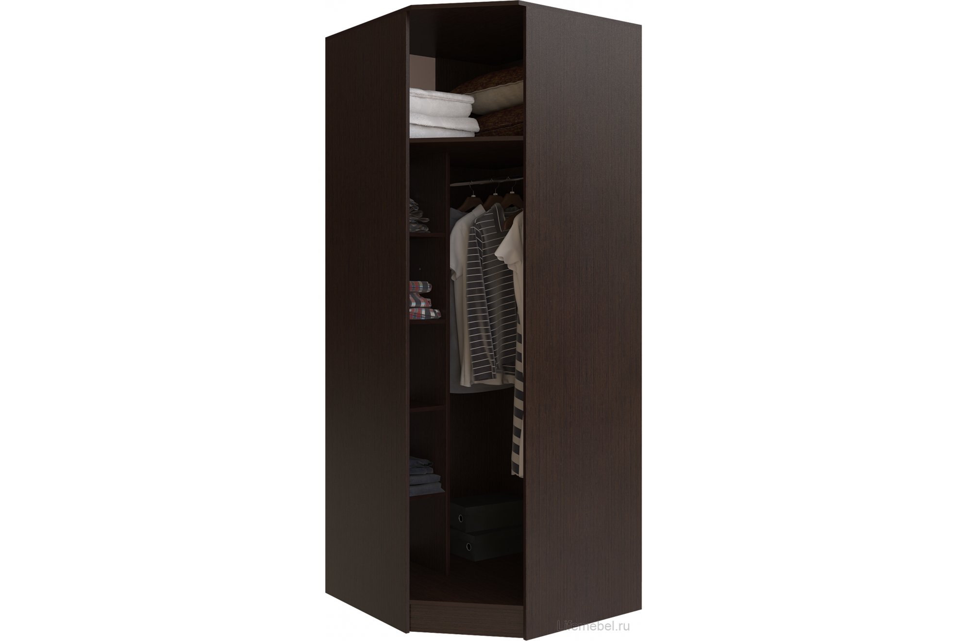 Шкаф угловой Фиеста венге / лоредо