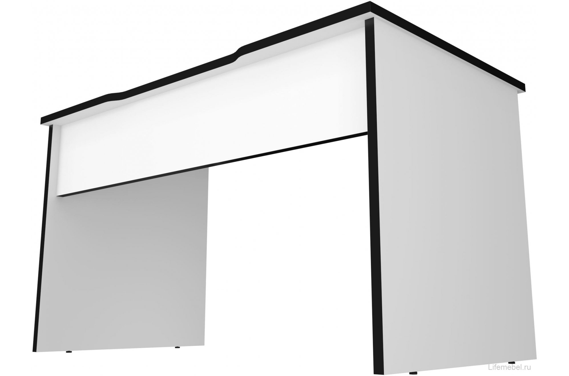 Компьютерный стол С-240 белый / черный