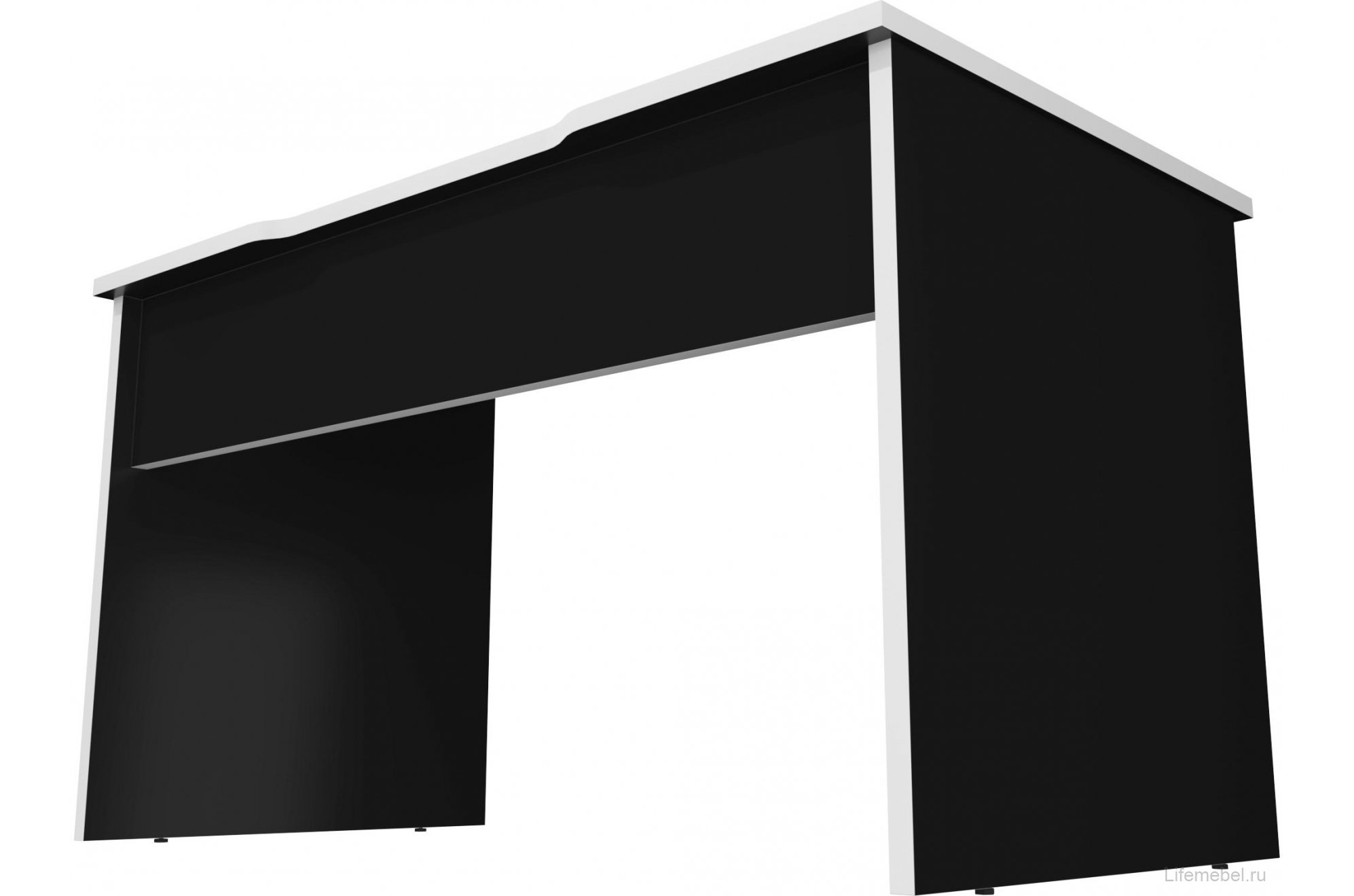 Компьютерный стол С-240 черный / белый