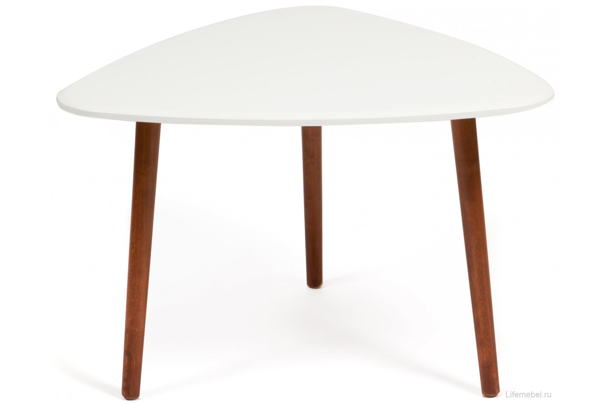 Журнальный столик Troya белый / орех