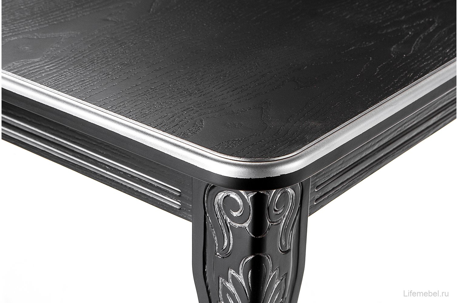 Стол Каллисто патина серебро