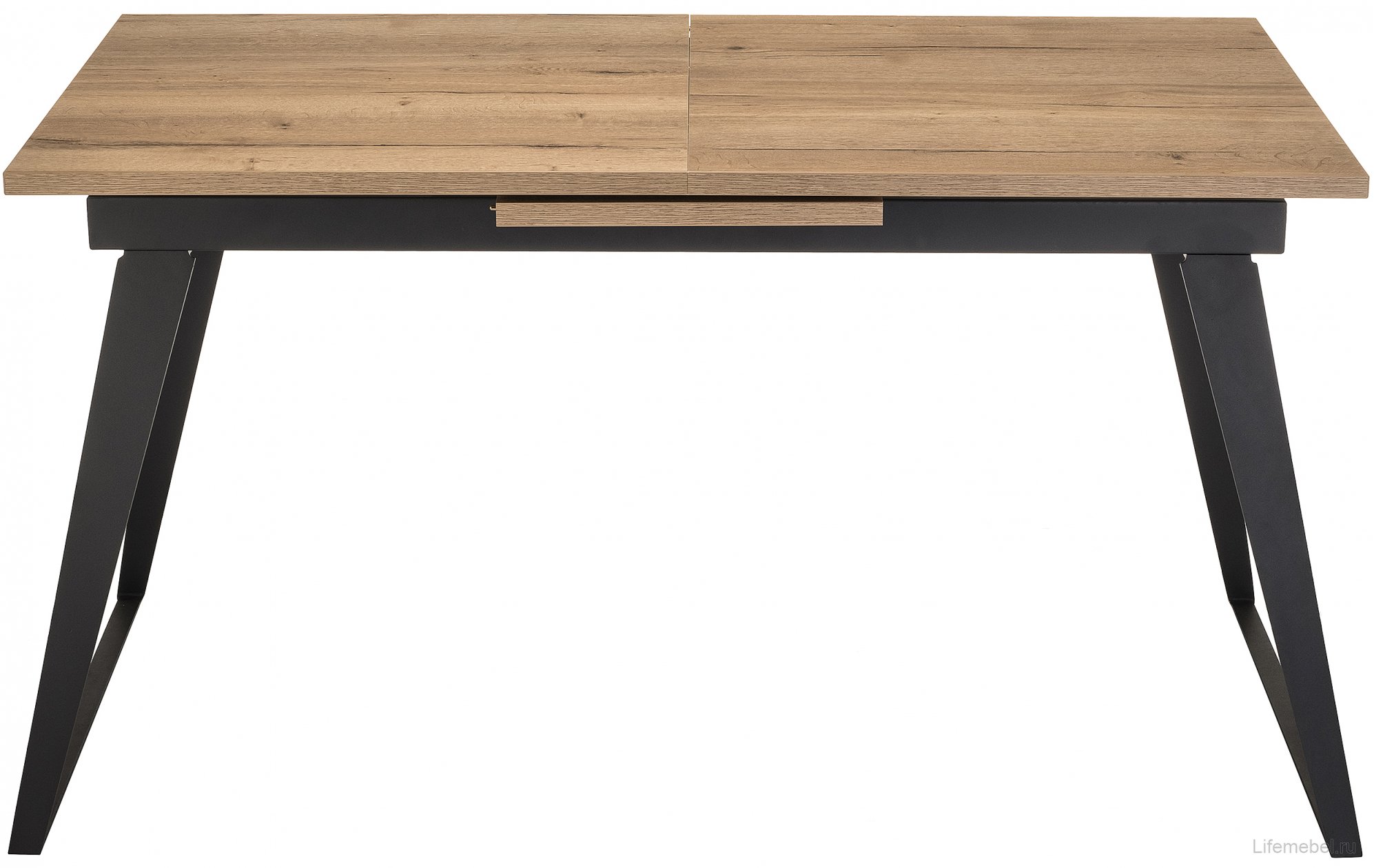 Стол Кхал галифакс натуральный / графит