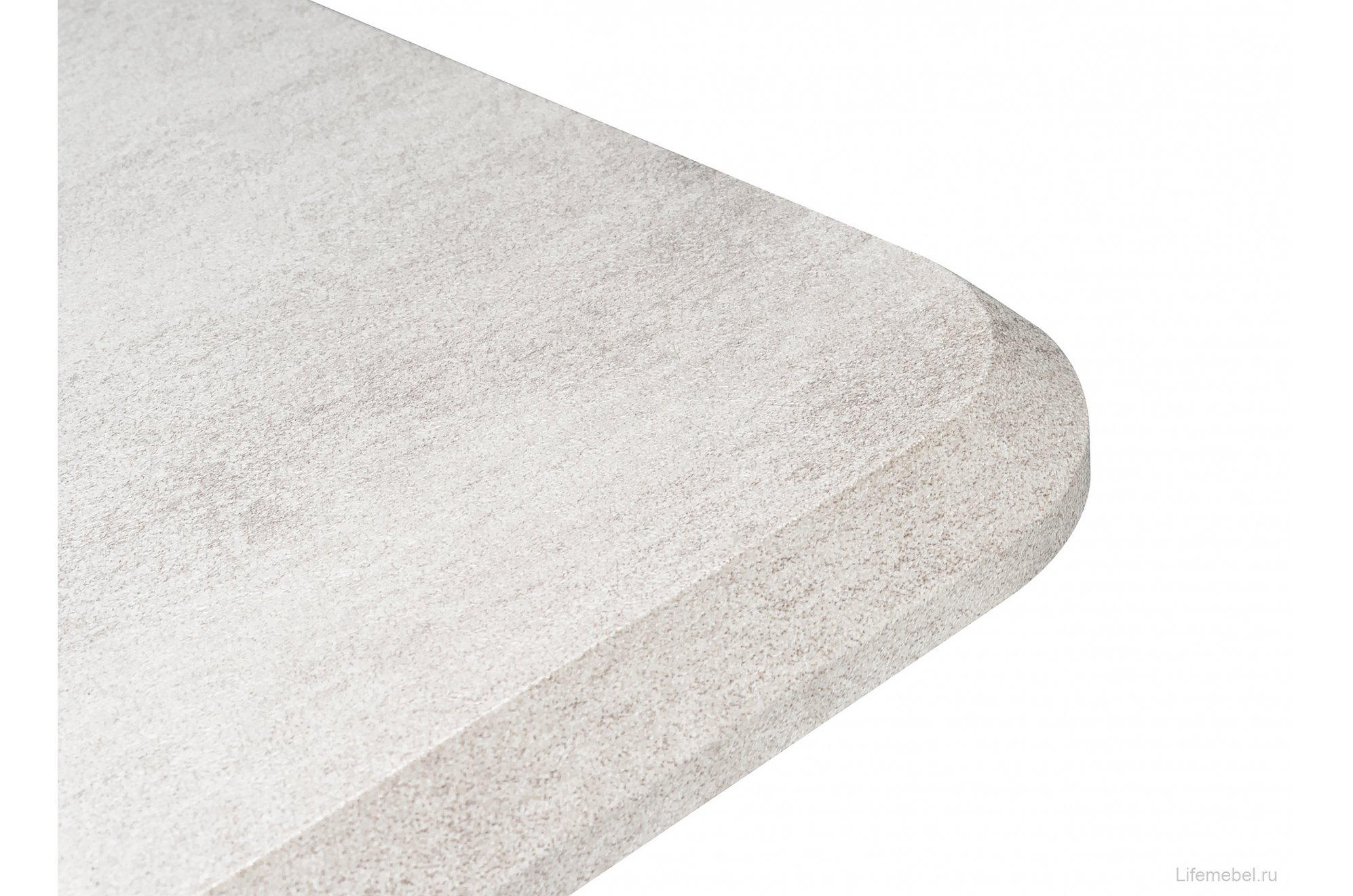 Стол на тумбе Санса 120 камень светлый / камень темный