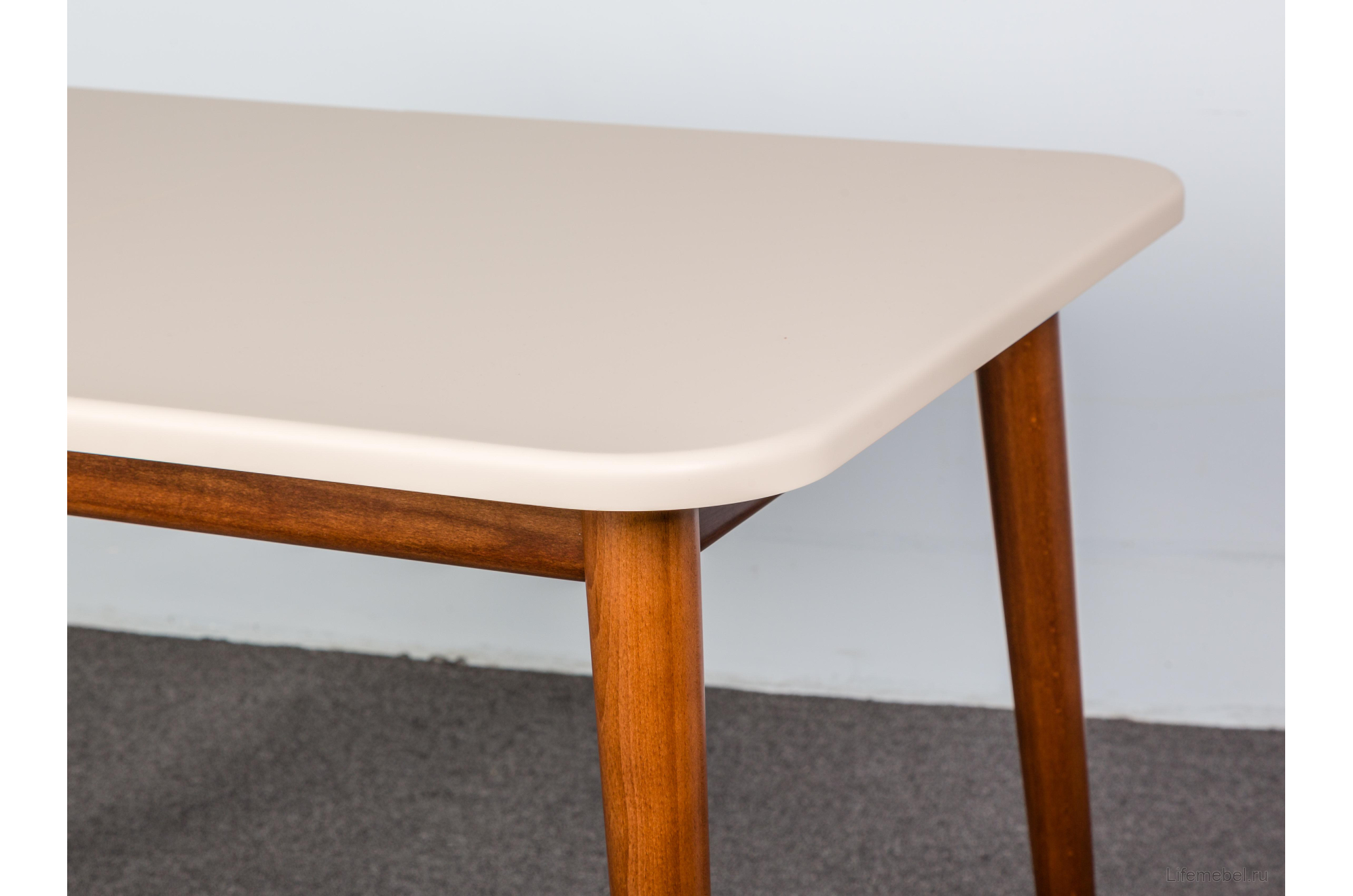 Деревянный стол Сканди бежевый