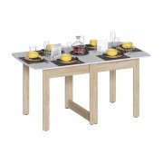 дуб сонома / белый