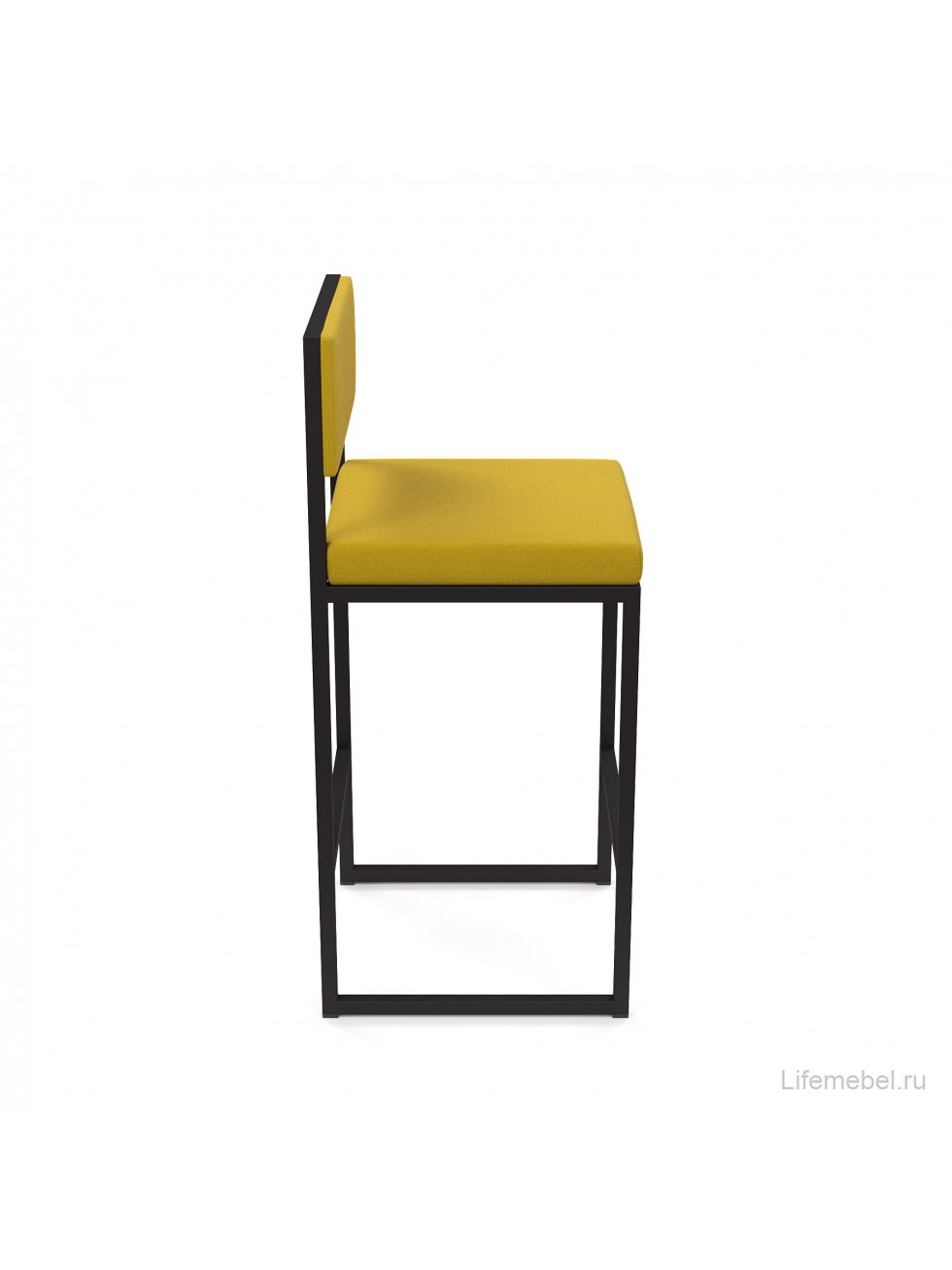 Барный стул Барнс-75 (400*400*750/1000) ricco/ricco/черный