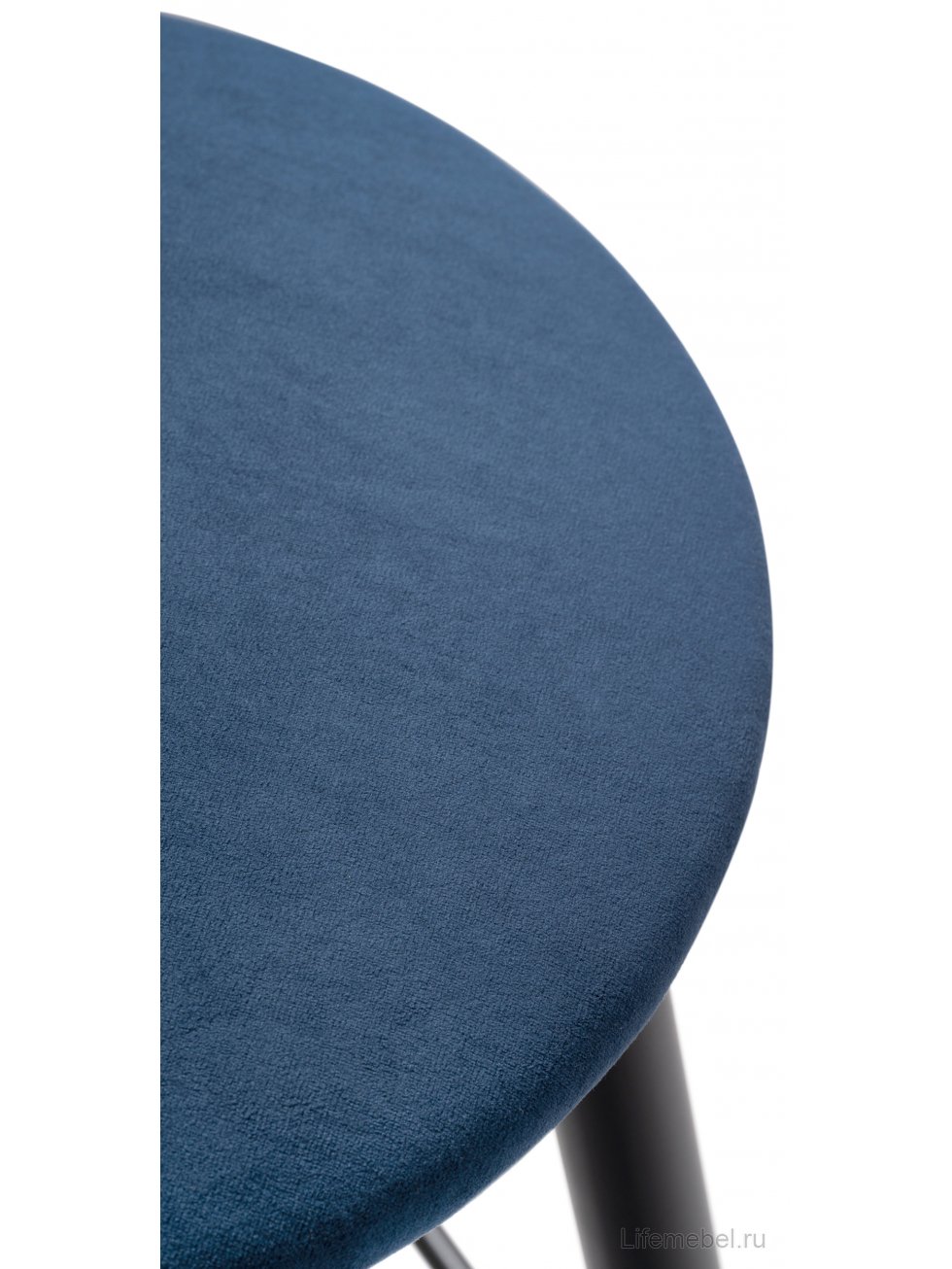 Полубарный стул Гангток темно-синий / черный матовый